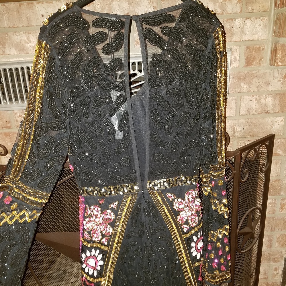 River Island Embellished Kimono Sleeve Playsuit - Picture 3 of 4